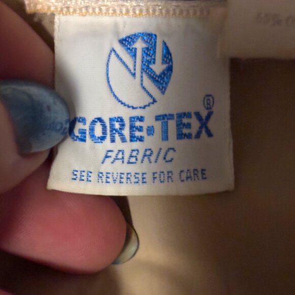 LL Bean Vintage Parka Gor Tex Coat Men’s XL Red hooded lined VTG Chore Barn - Picture 3 of 15